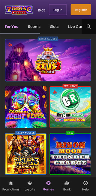 Zodiac Casino Aplikacioni Celular